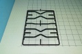Cooker Pan Support - 9067900 Grid Pag17 Prt Fi7 Left Enameled [Amica]